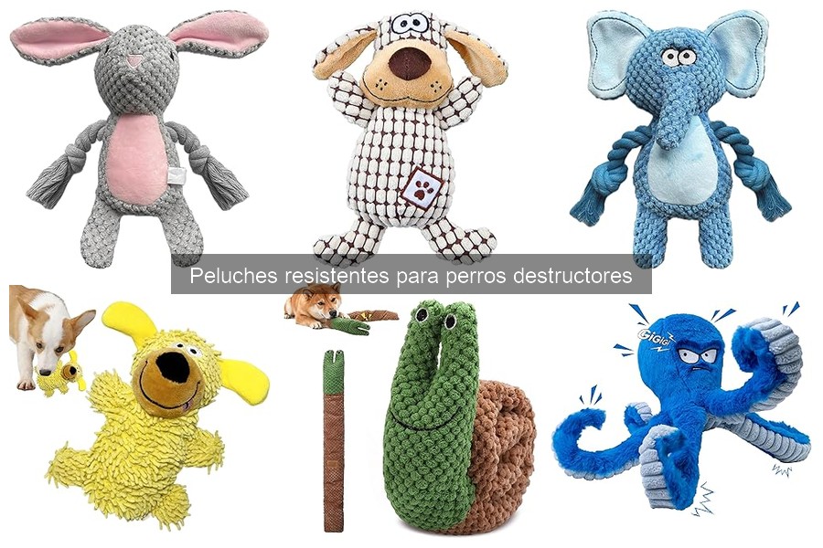 Precios de peluches resistentes para perros destructores