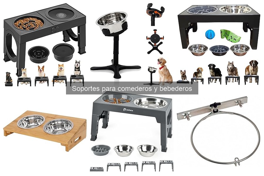 Precios de soportes para comederos y bebederos para mascotas