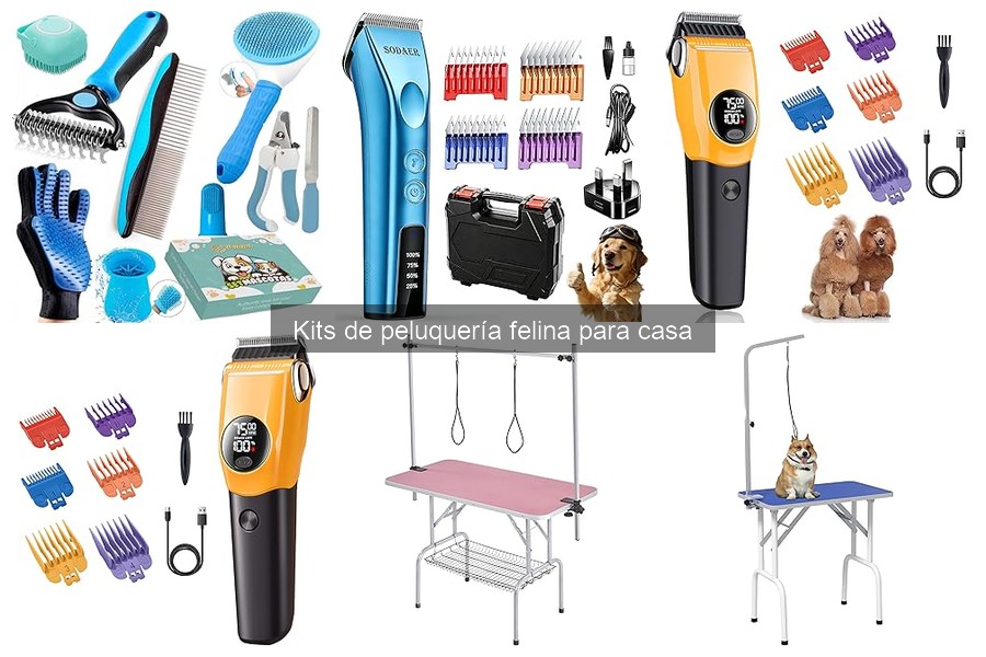 Precios promedio de kits de peluquería para gatos