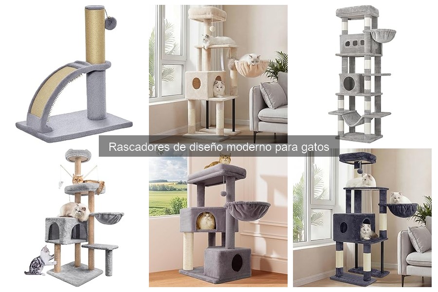 Precios promedio de rascadores de diseño moderno para gatos