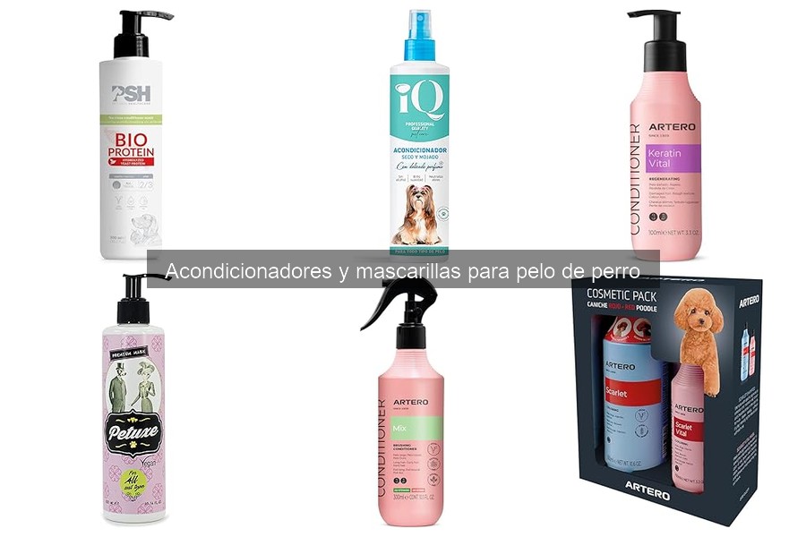 Problemas comunes al usar acondicionadores y mascarillas para perros