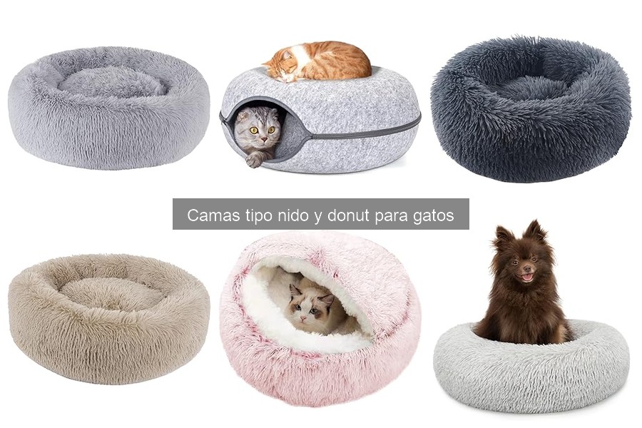 Problemas comunes con camas tipo nido y donut para gatos