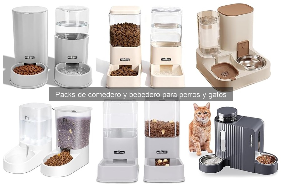 Problemas comunes con packs de comedero y bebedero para mascotas