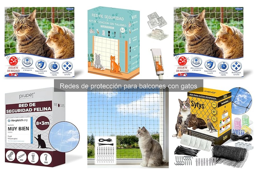 Problemas comunes con redes de protección para gatos