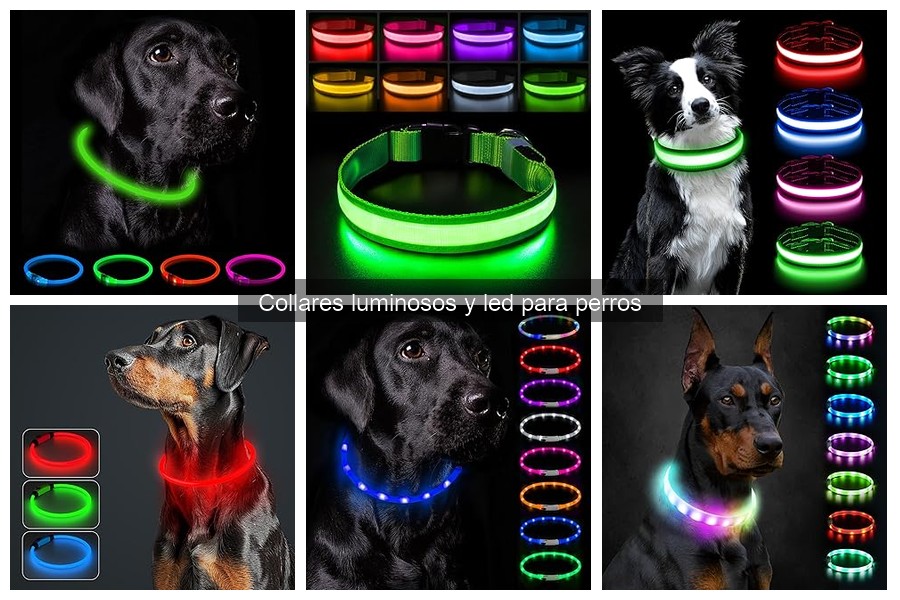 ¿Qué batería usan los collares luminosos para perros?