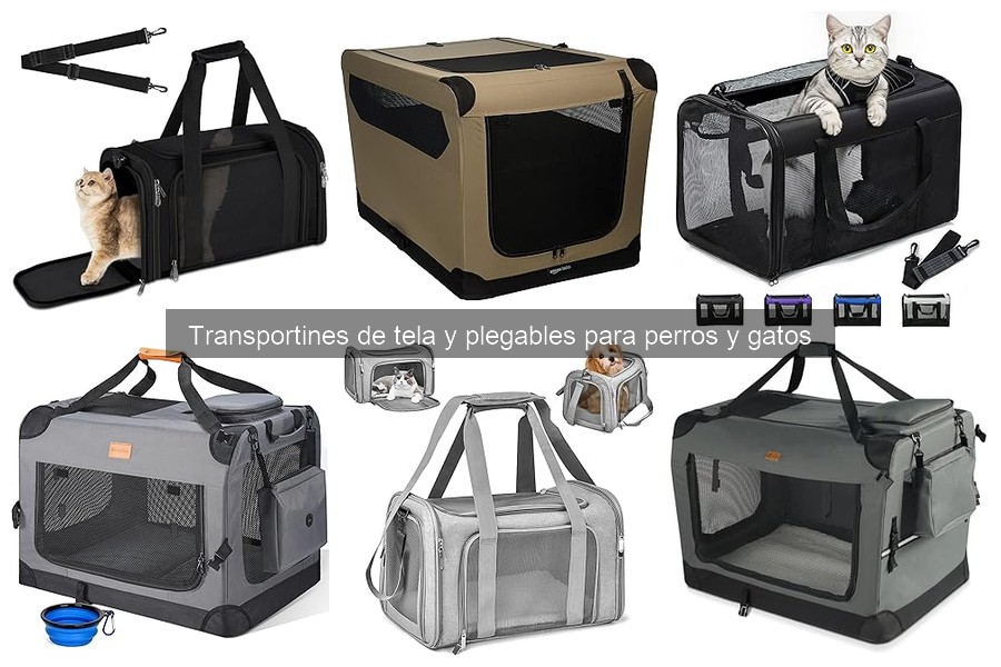¿Qué es un transportín de tela y plegable para mascotas?