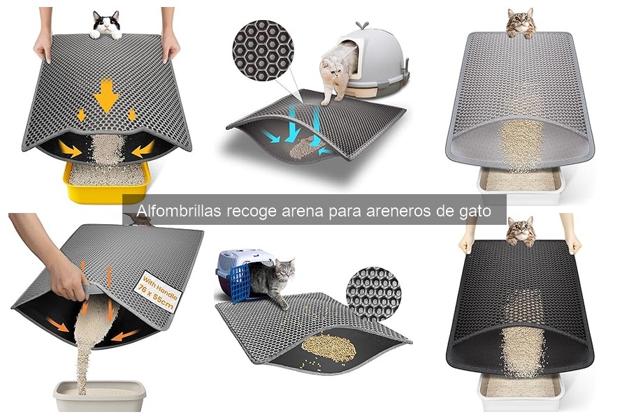 ¿Qué son las alfombrillas recoge arena para areneros de gato?