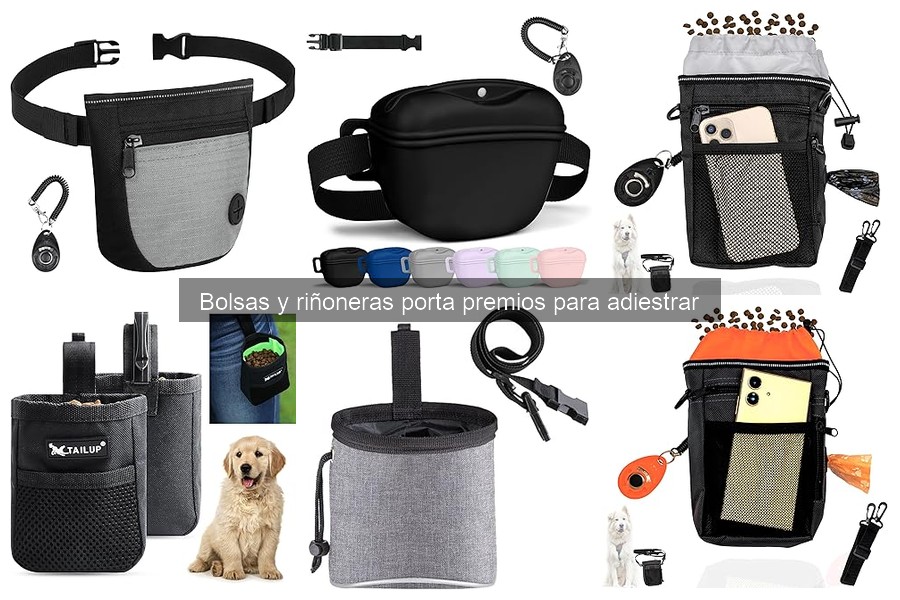 ** ¿Qué son las bolsas y riñoneras porta premios para perros?