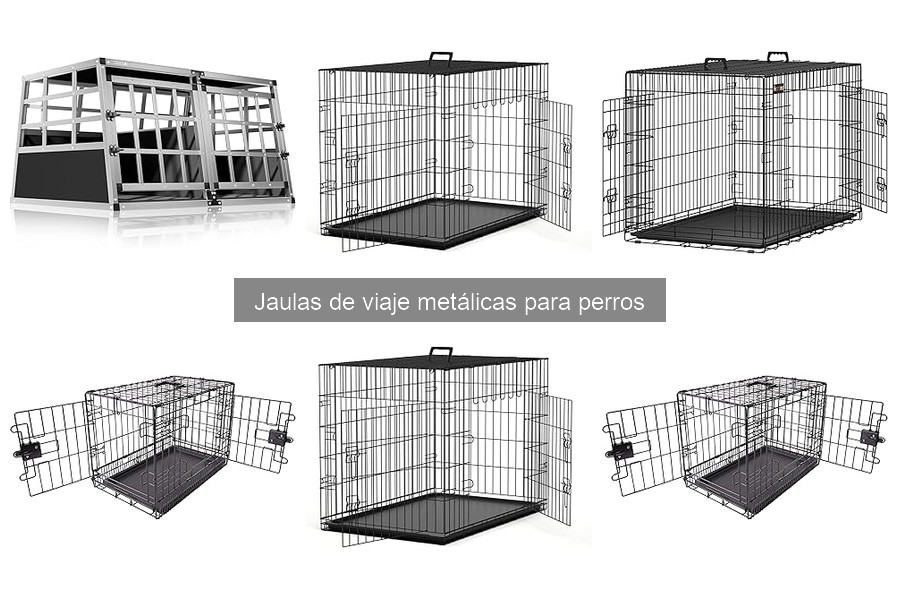 ¿Qué son las jaulas de viaje metálicas para perros?