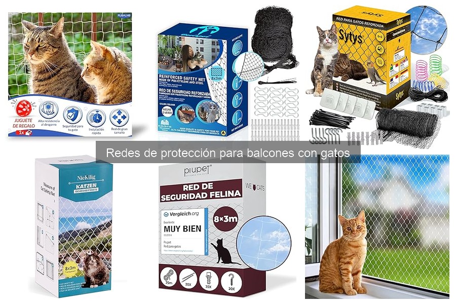 ¿Qué son las redes de protección para balcones de gatos?