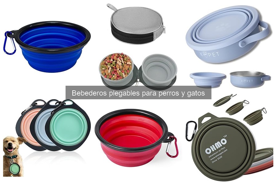 ¿Qué son los bebederos plegables para perros y gatos?