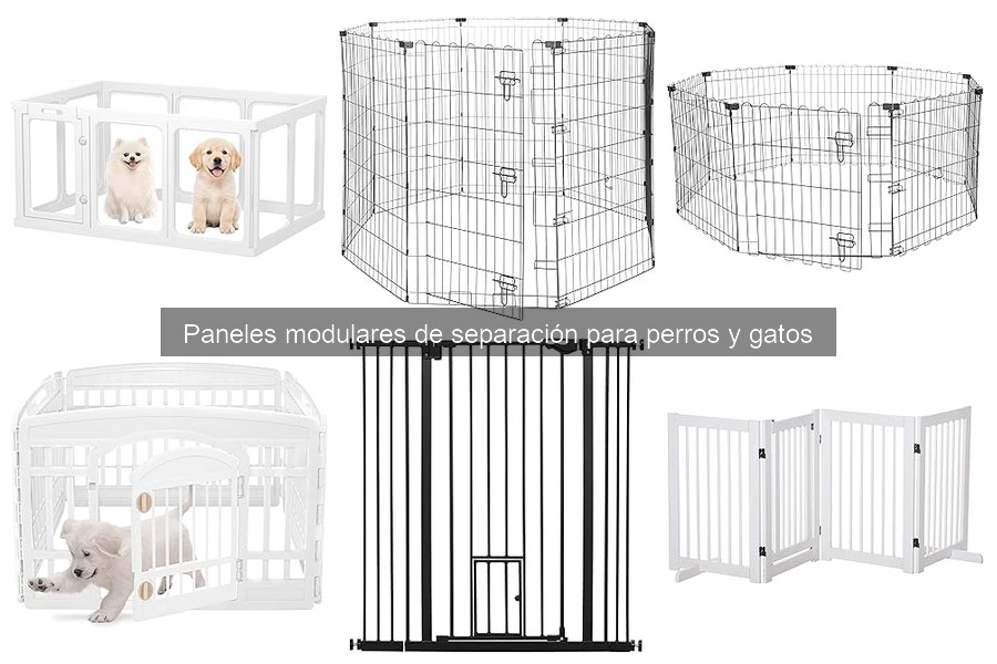 Qué son los paneles modulares de separación para mascotas