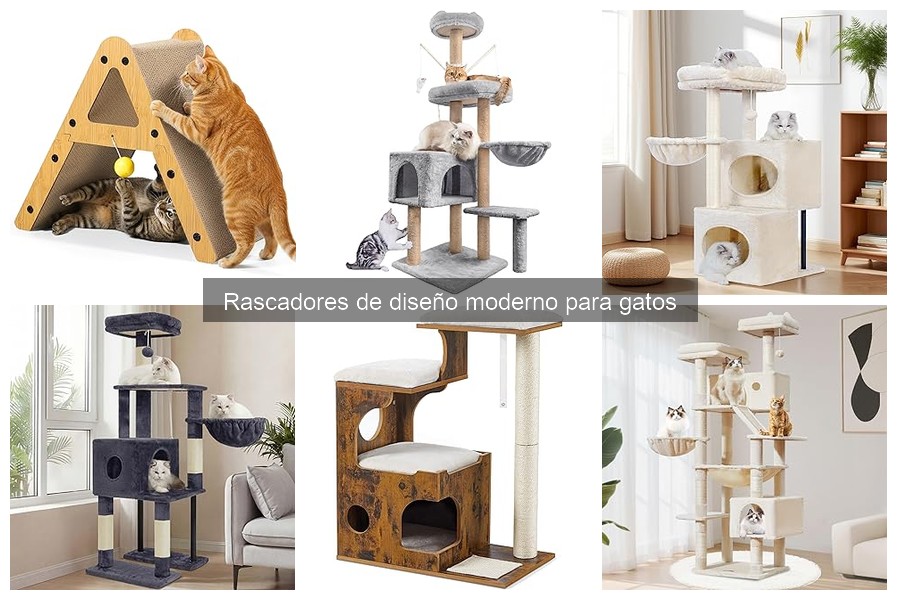 Rascadores de Diseño Moderno Recomendados por Veterinarios