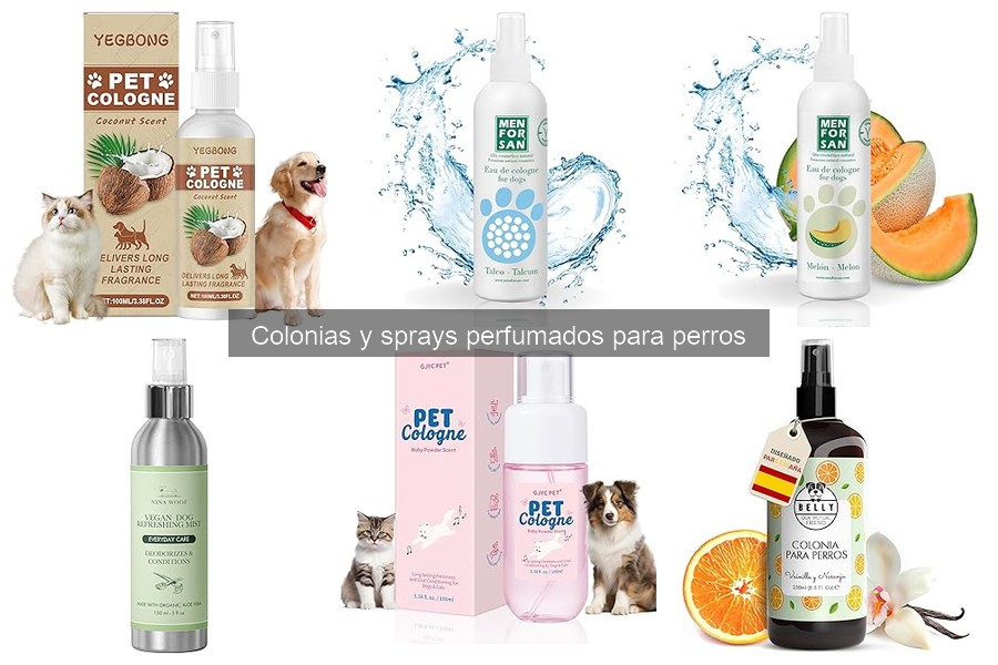 Reseñas de colonias y sprays perfumados para perros