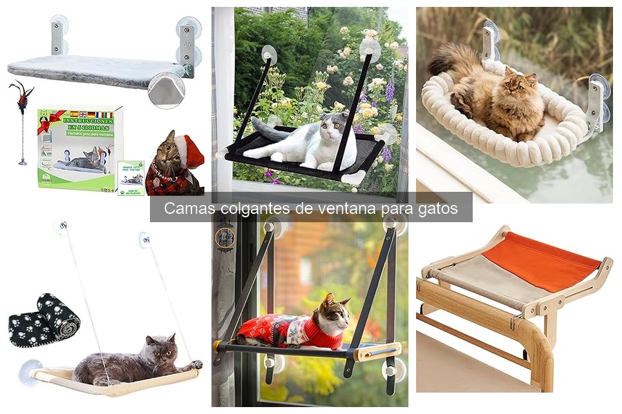 ¿Son seguras las camas colgantes de ventana para gatos?