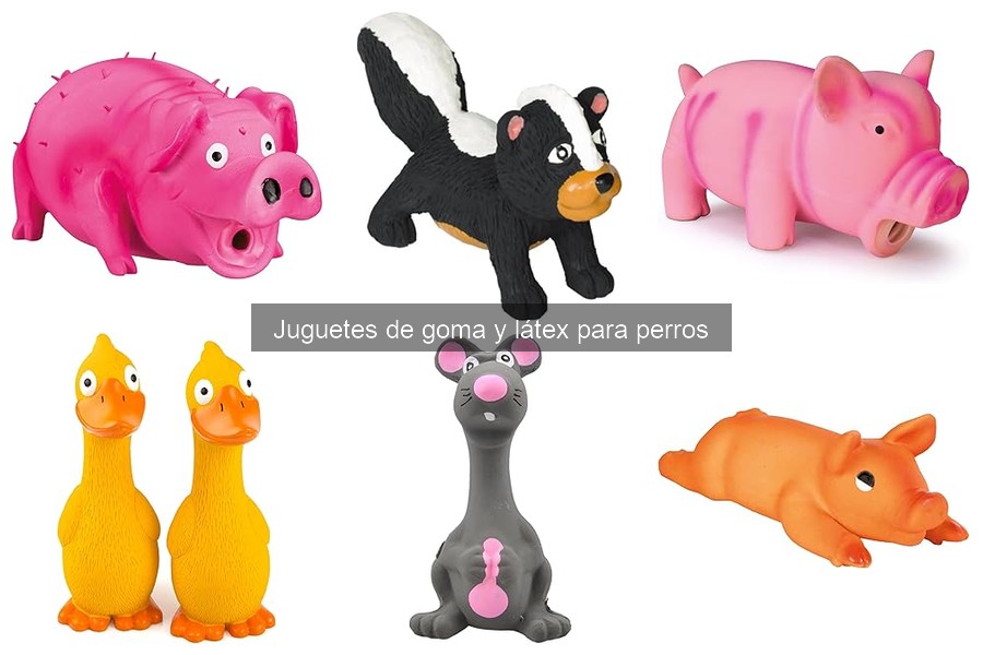 ¿Son seguros los juguetes de látex para perros?