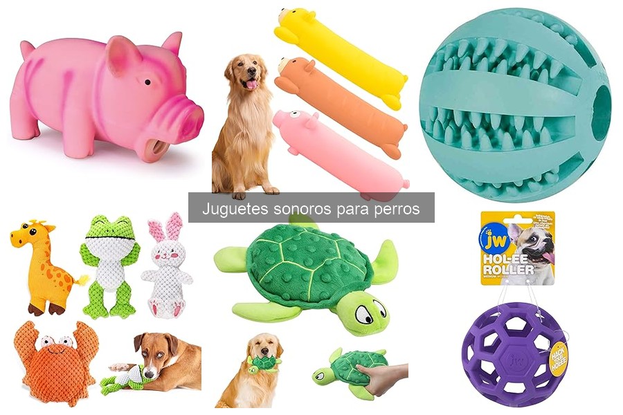 ¿Son seguros los juguetes sonoros para perros?