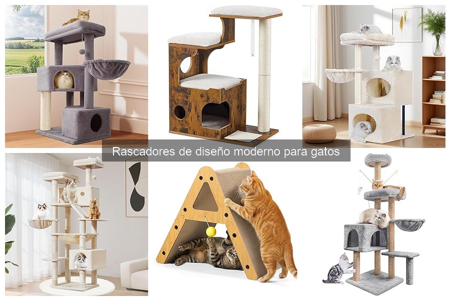 Tendencias en Rascadores de Diseño Moderno para Gatos 2023