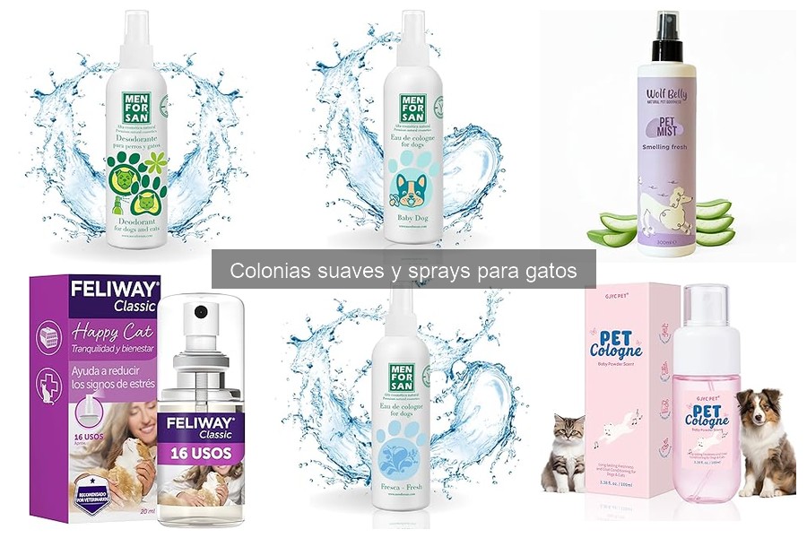 Testimonios sobre Sprays y Colonias Suaves para Gatos