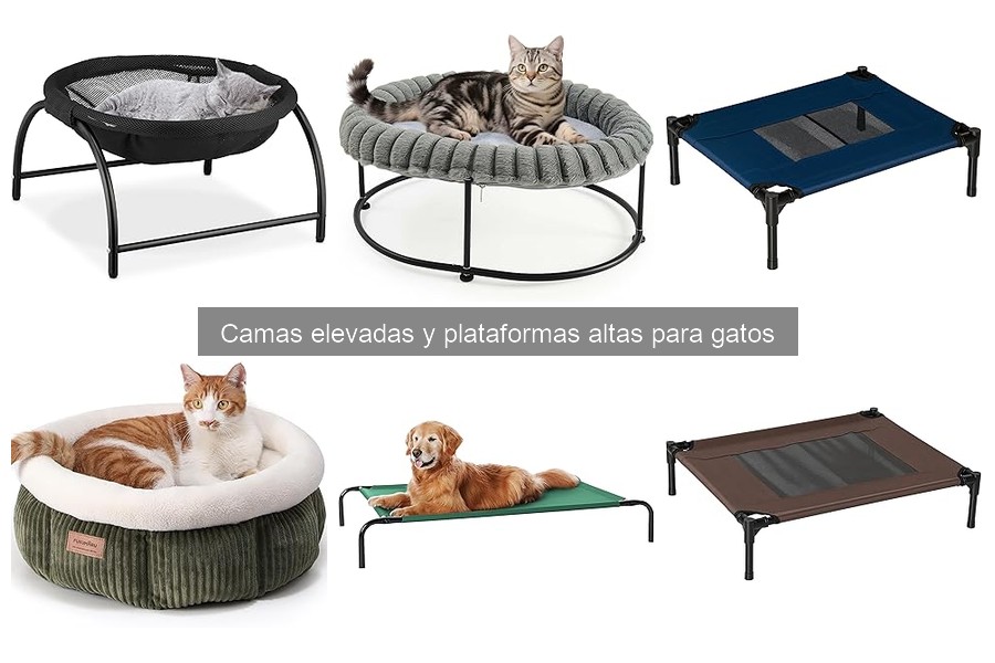 Tipos de camas elevadas para gatos: descubre las mejores opciones