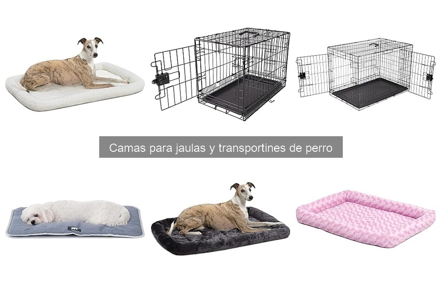 Tipos de camas para jaulas y transportines de perro