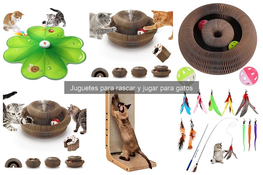 Tipos de juguetes para rascar que encantarán a tu gato