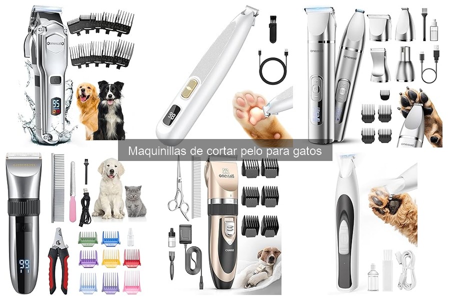 Tipos de maquinillas de cortar pelo para gatos y sus usos