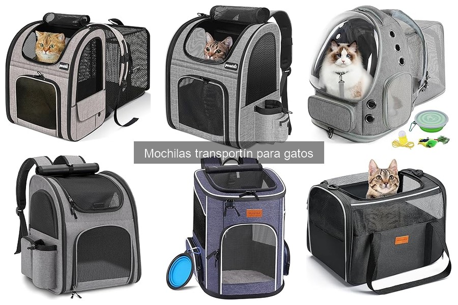 Tipos de materiales en mochilas transportín para gatos
