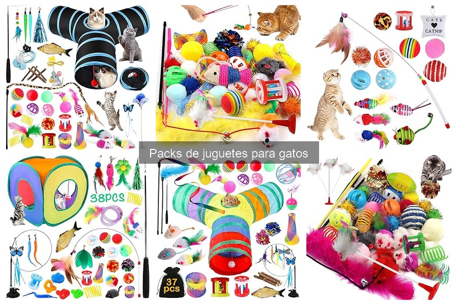 Tipos de packs de juguetes para gatos: ¿cuál elegir?