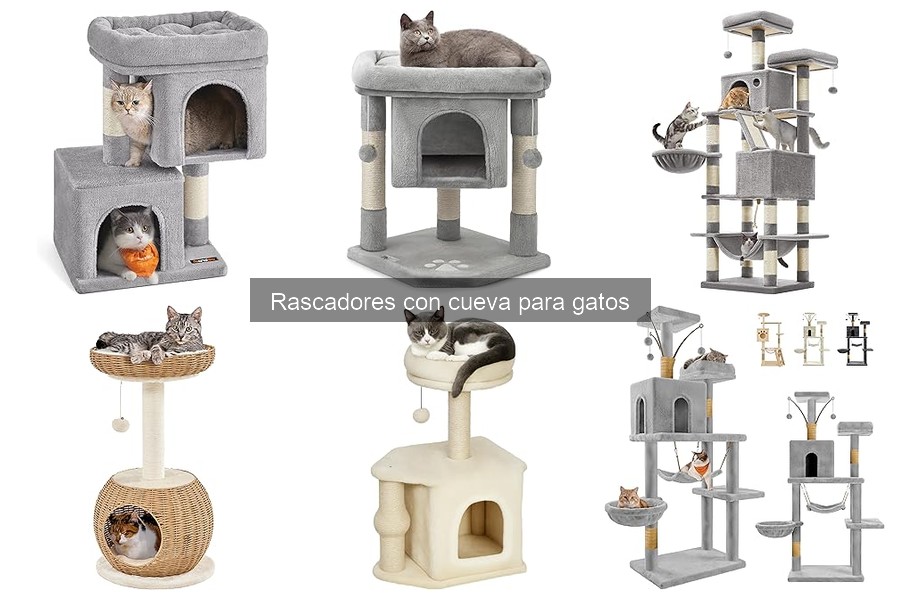 Tipos de rascadores con cueva para gatos que debes conocer
