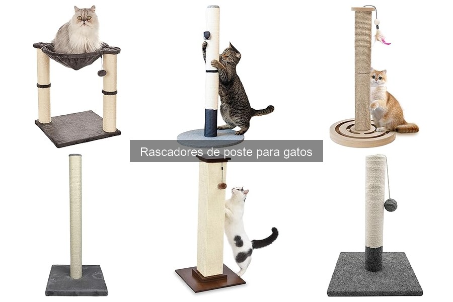 Tipos de rascadores de poste para gatos: guía completa