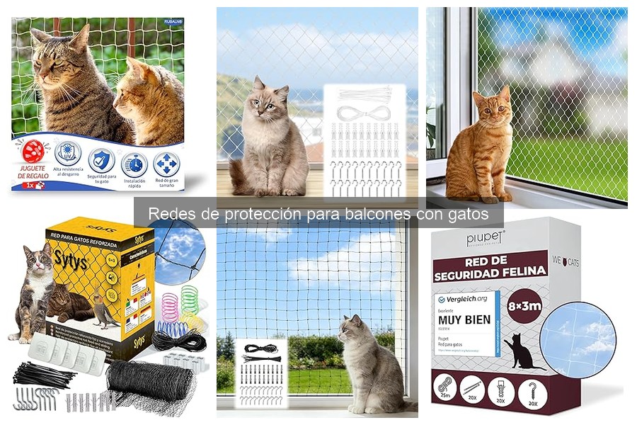 Tipos de Redes de Protección para Balcones con Gatos