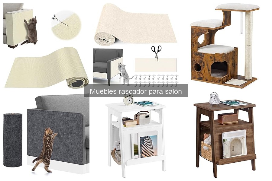 Ventajas de tener un rascador en muebles de salón para gatos