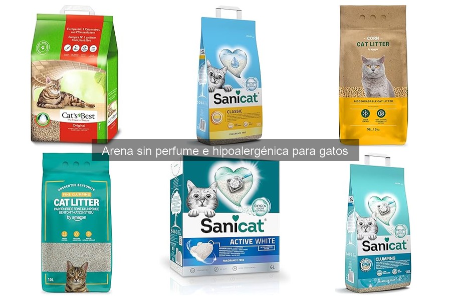 Ventajas y desventajas de la arena sin perfume para gatos