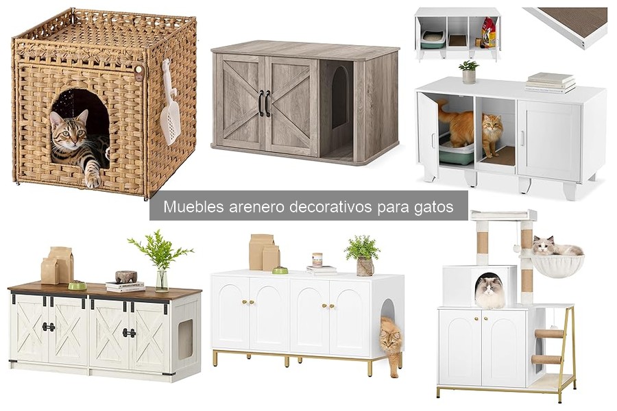 ** Ventajas y desventajas de muebles areneros decorativos para gatos
